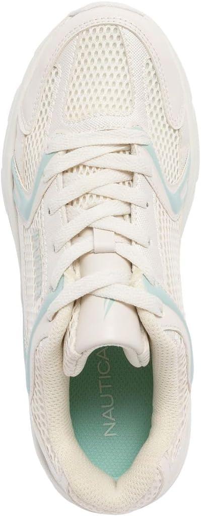 imageNautica Womens Lightweight Athletic Running SneakersBone Blue