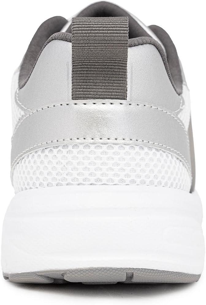 imageNautica Womens Lightweight Athletic Running SneakersNagiwhite Silver