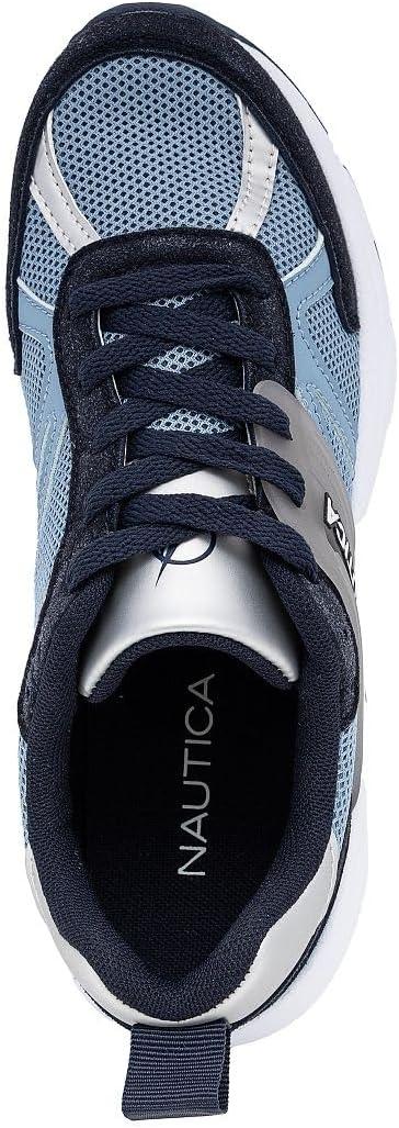 imageNautica Womens Lightweight Athletic Running SneakersNavy Grey