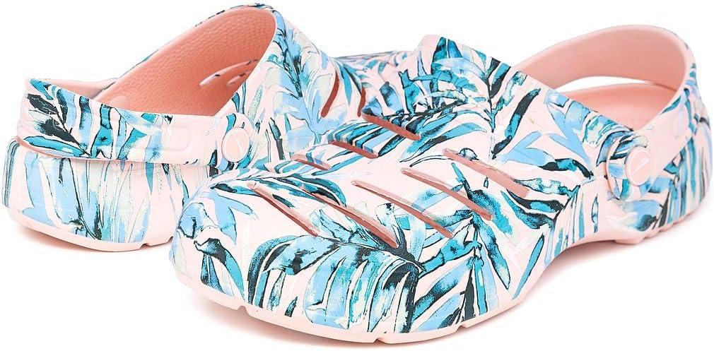 imageNautica Womens River Edge SlipOn ClogsBlush Palm