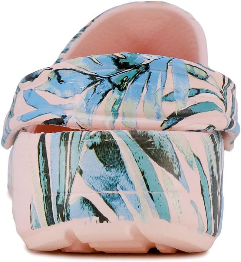 imageNautica Womens River Edge SlipOn ClogsBlush Palm