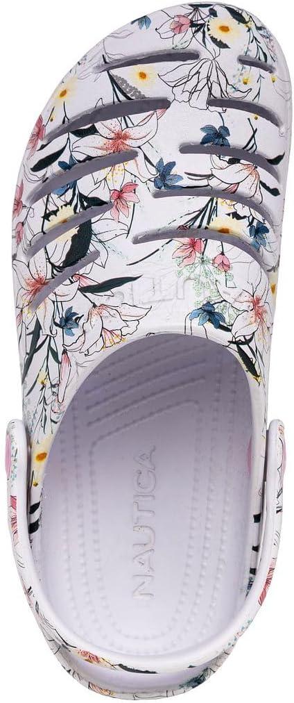 imageNautica Womens River Edge SlipOn ClogsLily Print