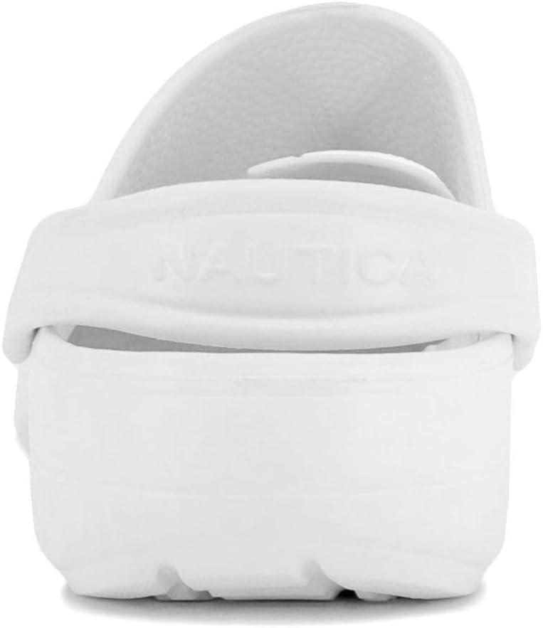 imageNautica Womens River Edge SlipOn ClogsWhite