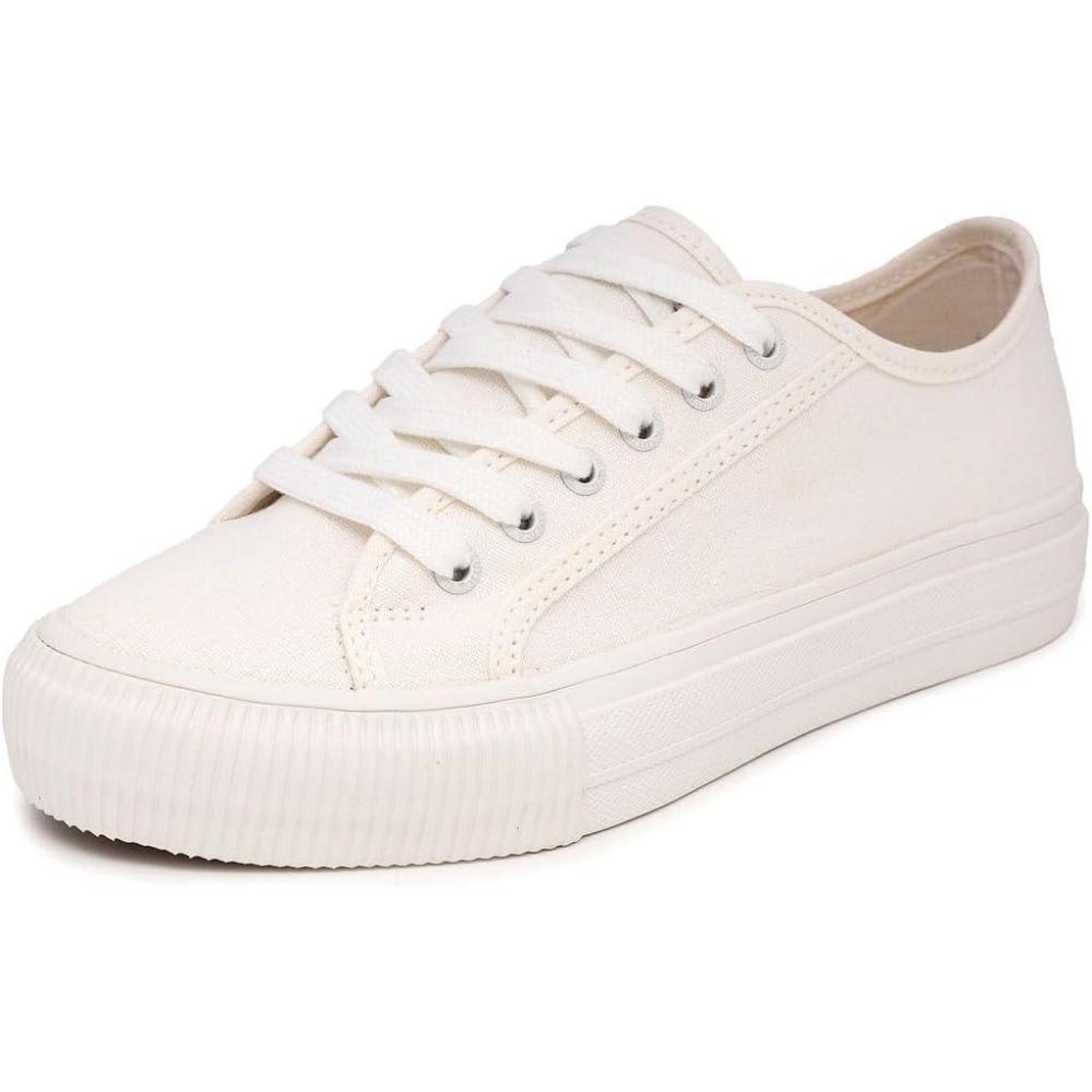 imageNautica Womens LaceUp Platform Fashion Sneakers  LowTop Casual Walking amp Tennis Shoes PlatformBelladawnwhite