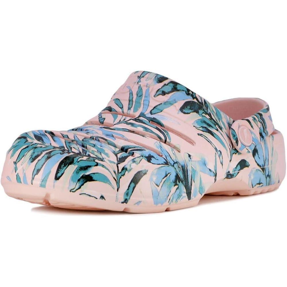 imageNautica Womens River Edge SlipOn ClogsBlush Palm