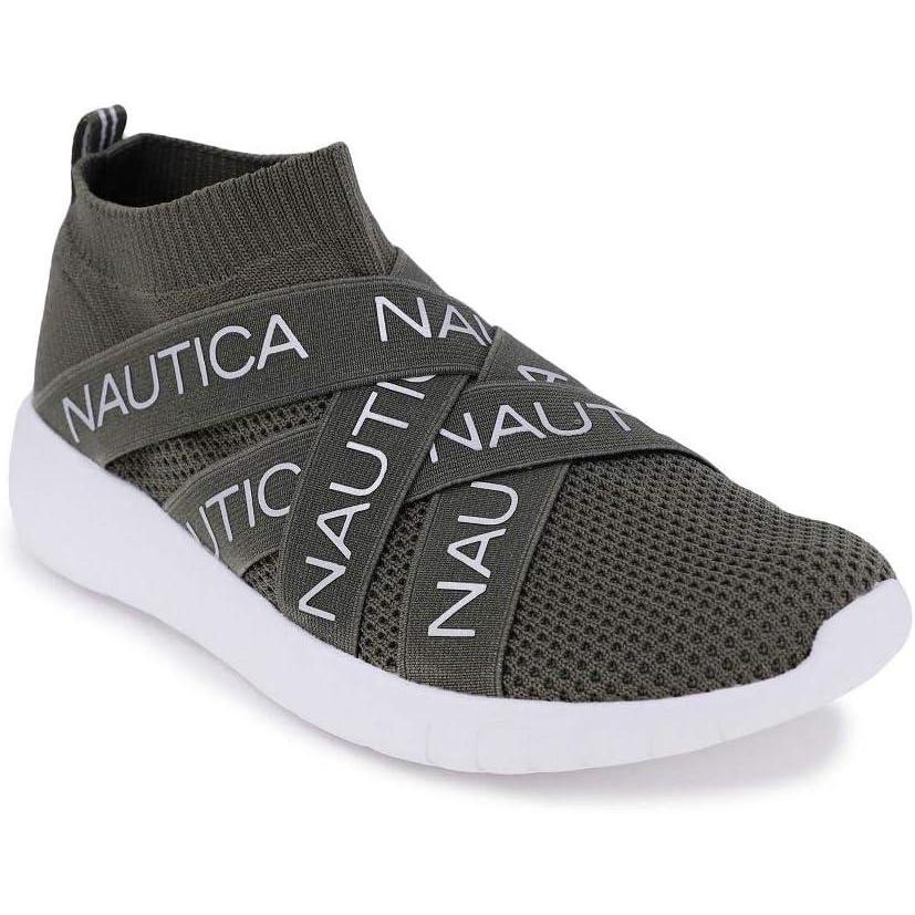 imageNautica Womens SlipOn Sneakers Comfortable Running Shoes Stylish amp Easy to Wear Perfect for Everyday WearPatrikaolive Green