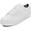 imageNautica Womens LaceUp Platform Fashion Sneakers  LowTop Casual Walking amp Tennis Shoes PlatformAelisawhite