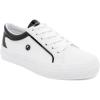 imageNautica Womens LaceUp Platform Fashion Sneakers  LowTop Casual Walking amp Tennis Shoes PlatformWhite Blackosmanthus