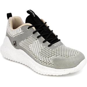 Nautica Women’s Casual Fashion Sneakers – Comfortable Walking Shoes with Knit Upper and Cushioned Support(Olive-kenyo)
