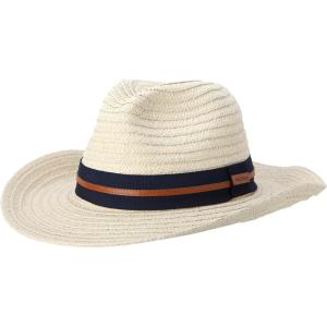 Nautica Mens Fedora Hats – Lightweight Classic Brim Straw Sun Hat for Men with UV Protection and Decorative Band(Khaki)