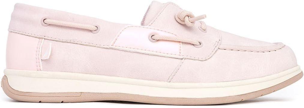 imageNautica Kids Casual Boat Shoe Loafers School Shoes for Boys ToddlerLittle KidBig KidBlush Pearl