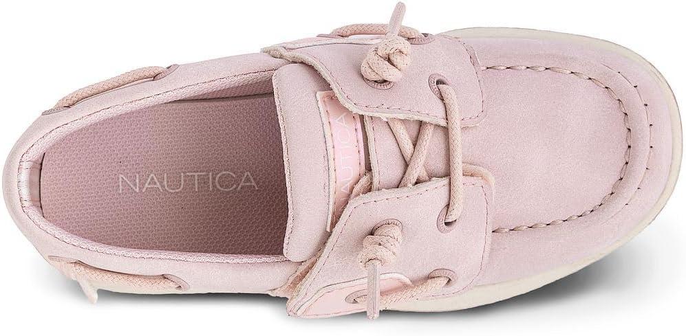 imageNautica Kids Casual Boat Shoe Loafers School Shoes for Boys ToddlerLittle KidBig KidBlush Pearl
