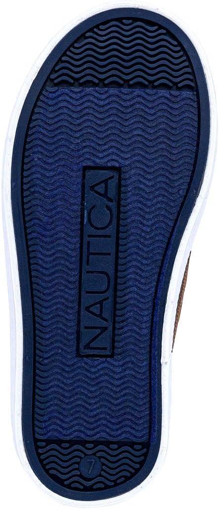 imageNautica Kids Casual Boat Shoe Loafers School Shoes for Boys ToddlerLittle KidBig KidCognac