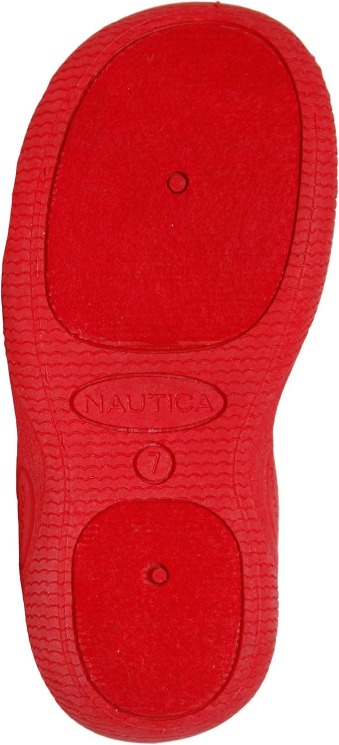 imageNautica Kids Protective Water ShoeClosedToe Sport Sandal Boy Girl Big KidLittle KidToddlerRed Small Mesh