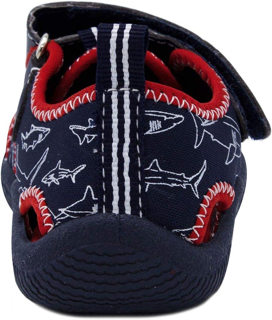 imageNautica Kids Protective Water ShoeClosedToe Sport Sandal Boy Girl Big KidLittle KidToddlerShark Print