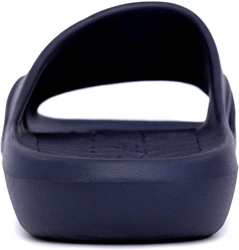 imageNautica Mens Athletic Slides Sport Shower Sandals for Indoor amp Outdoor Lightweight Durable and ComfortableNavy Charcoal