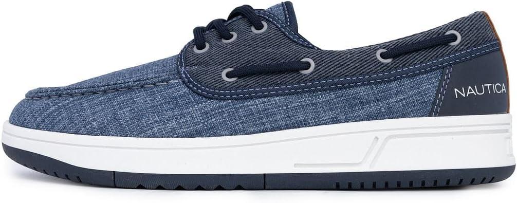 imageNautica Mens Casual Boat Shoes MocToe Loafers with Cushioned Insole Deck Fashion SneakerNavyando