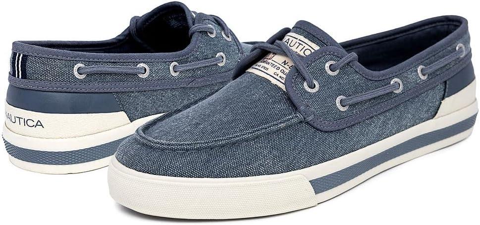imageNautica Mens Casual Boat Shoes MocToe Loafers with Cushioned Insole Deck Fashion SneakerNavyjempol