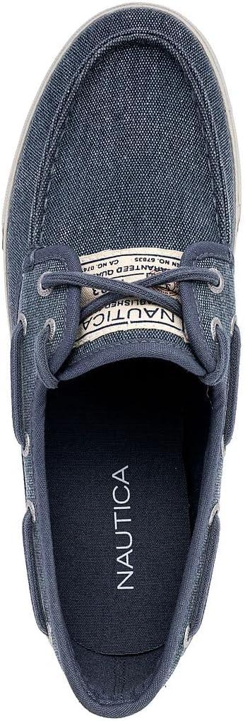 imageNautica Mens Casual Boat Shoes MocToe Loafers with Cushioned Insole Deck Fashion SneakerNavyjempol