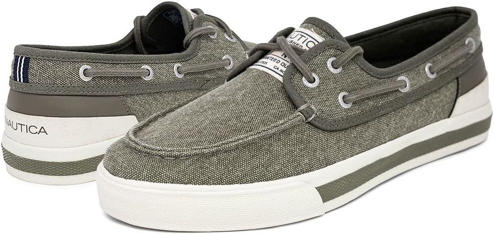 imageNautica Mens Casual Boat Shoes MocToe Loafers with Cushioned Insole Deck Fashion SneakerOlivejempol