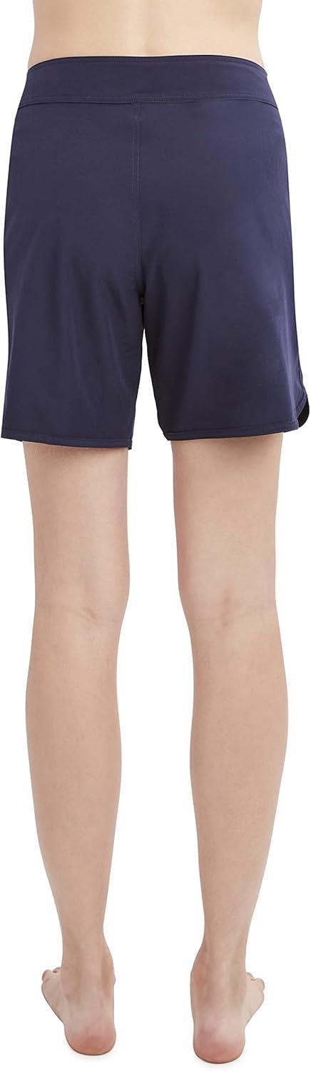 imageNautica Womens Board Shorts 7 Inseam Quick Dry Swim Shorts UPF Sun Protection Swim BottomsDeep Sea