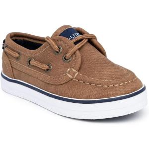 Nautica Kid’s Casual Boat Shoe Loafers – School Shoes for Boys (Toddler/Little Kid/Big Kid)(Cognac)