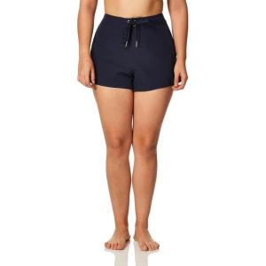 Nautica Womens Board Shorts 3” Inseam – Quick-Dry Swim Shorts, Surf, Beach Wear, Bikini Cover-up(Deep Sea)