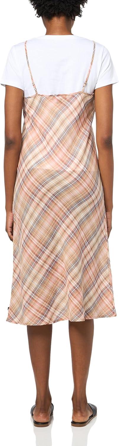 imageNautica Womens Slip Dress Mixed Media Midi Length Midi DressTigers Eye Multi