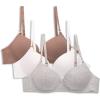 Md Heather Grey/Light Mocha/White