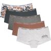 Lt Bleach Heather/Cafe Latte/Md Heather Grey/Chainmetal/Brush Floral