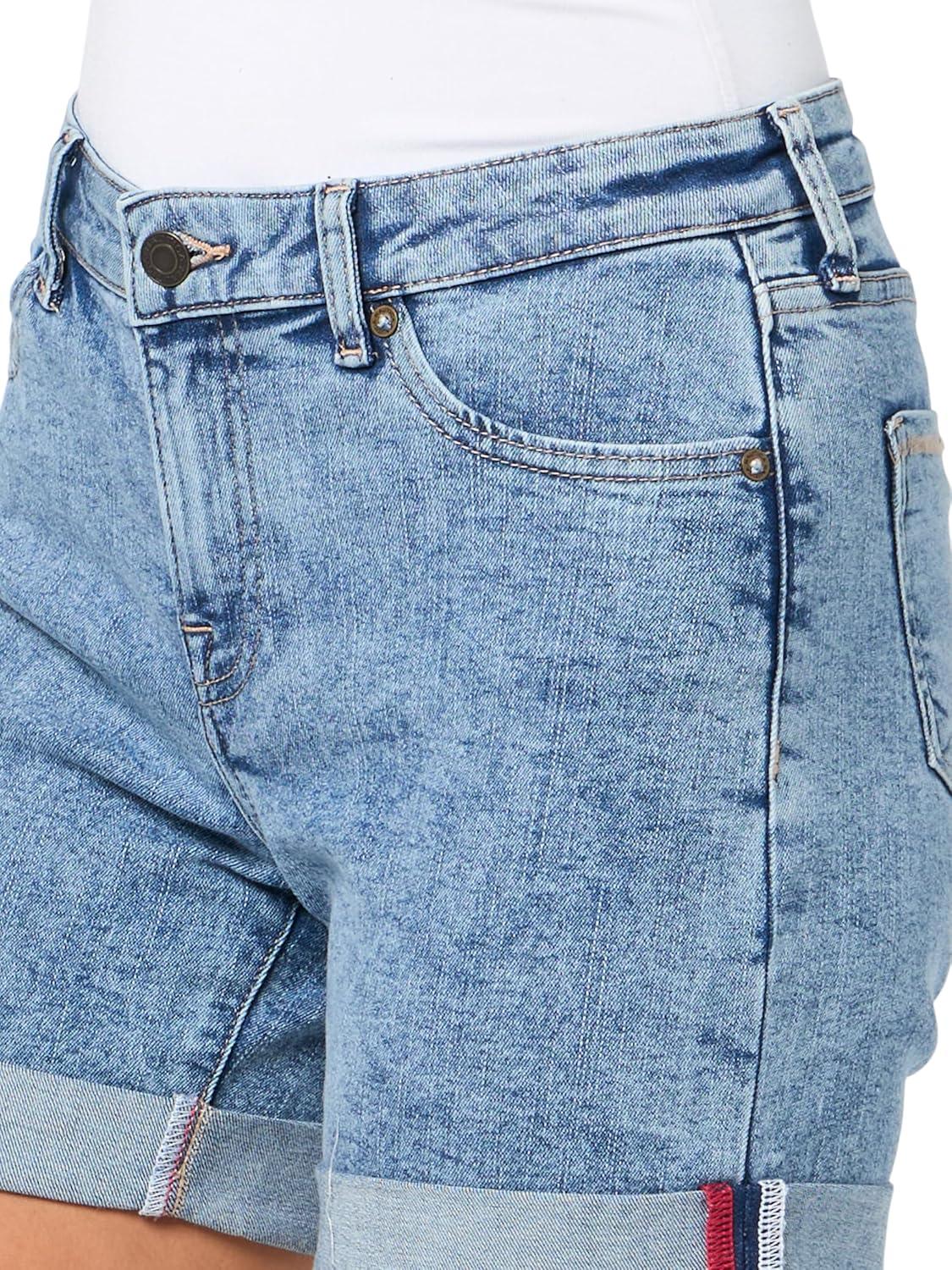 imageNautica Womens Surf Cuffed Jean Denim ShortsDayflower Wash
