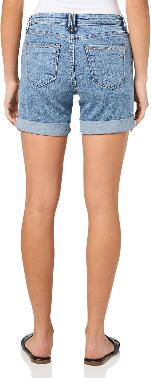 imageNautica Womens Surf Cuffed Jean Denim ShortsDayflower Wash