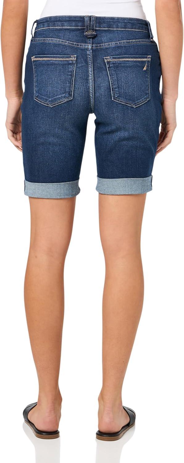 imageNautica Womens Surf Cuffed Jean Denim ShortsSailor Wash