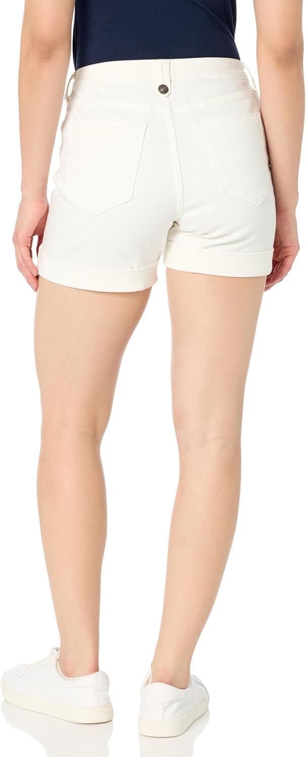 imageNautica Womens Surf Cuffed Jean Denim ShortsSoft Rinse White