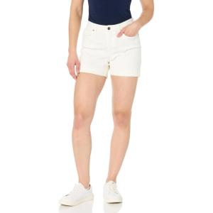 Nautica Women’s Surf Cuffed Jean Denim Shorts(Soft Rinse White)