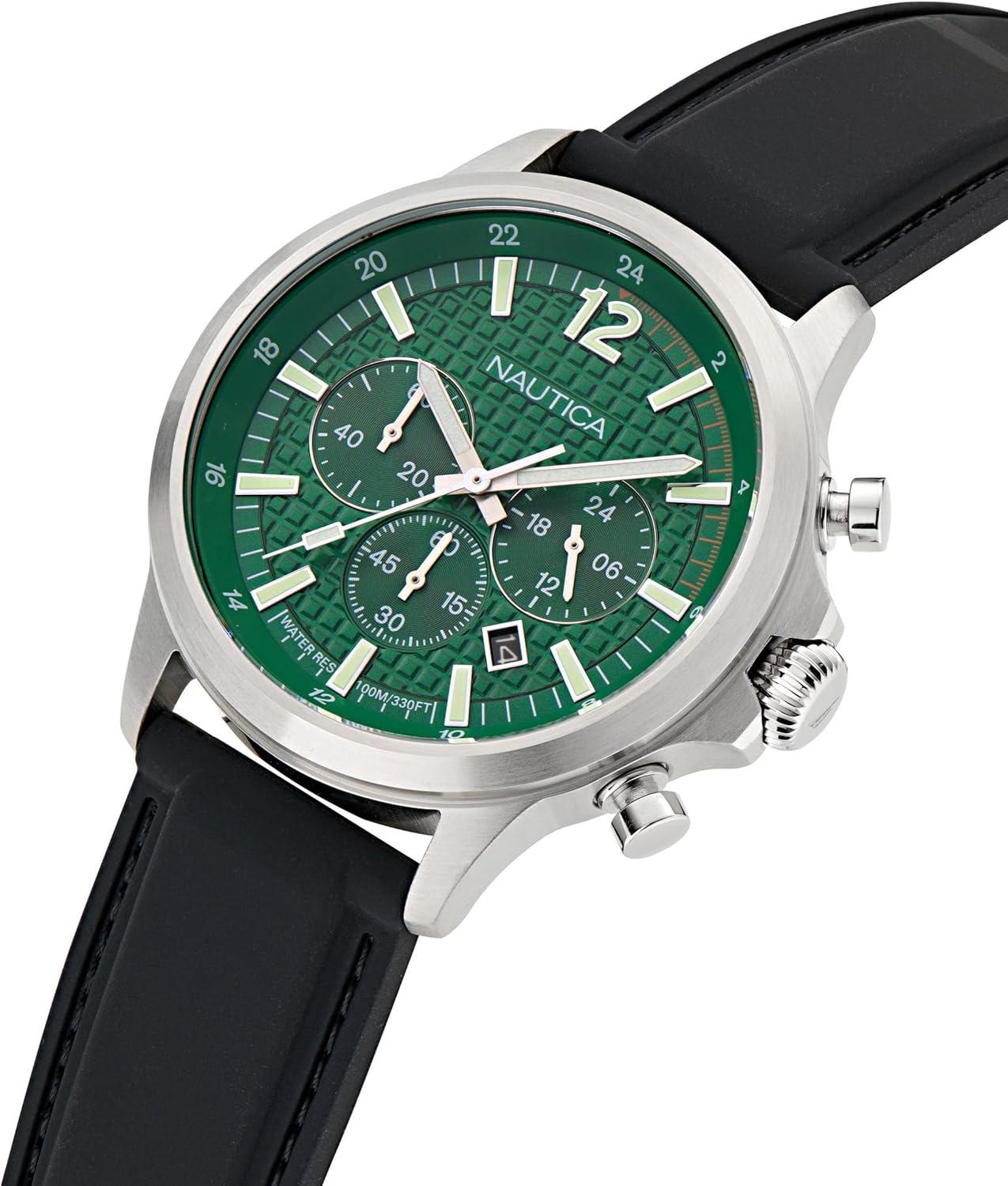 imageNautica NCT Blue Ocean Silicone Strap Watch