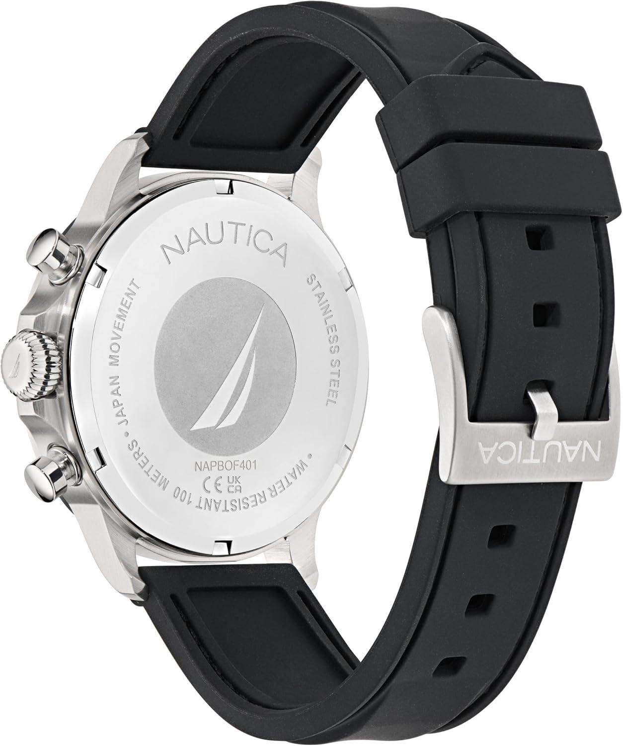 imageNautica NCT Blue Ocean Silicone Strap Watch