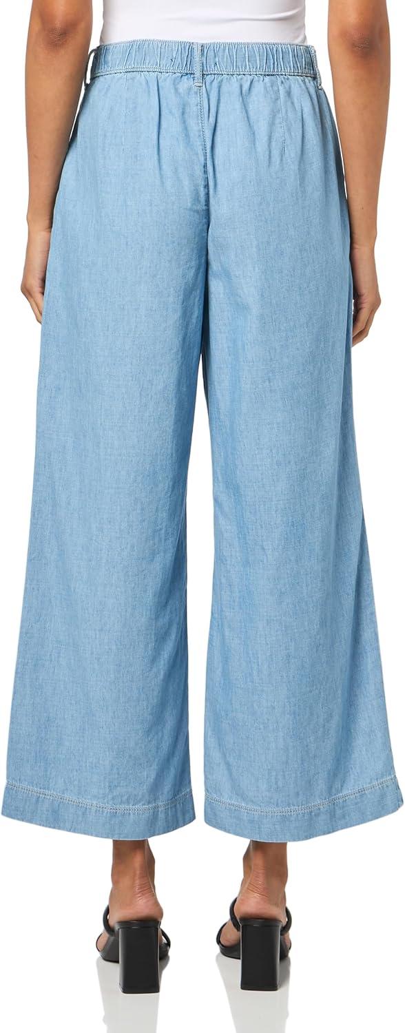 imageNautica Womens Button Pocket Wide Leg Sailor JeansLucia Wash