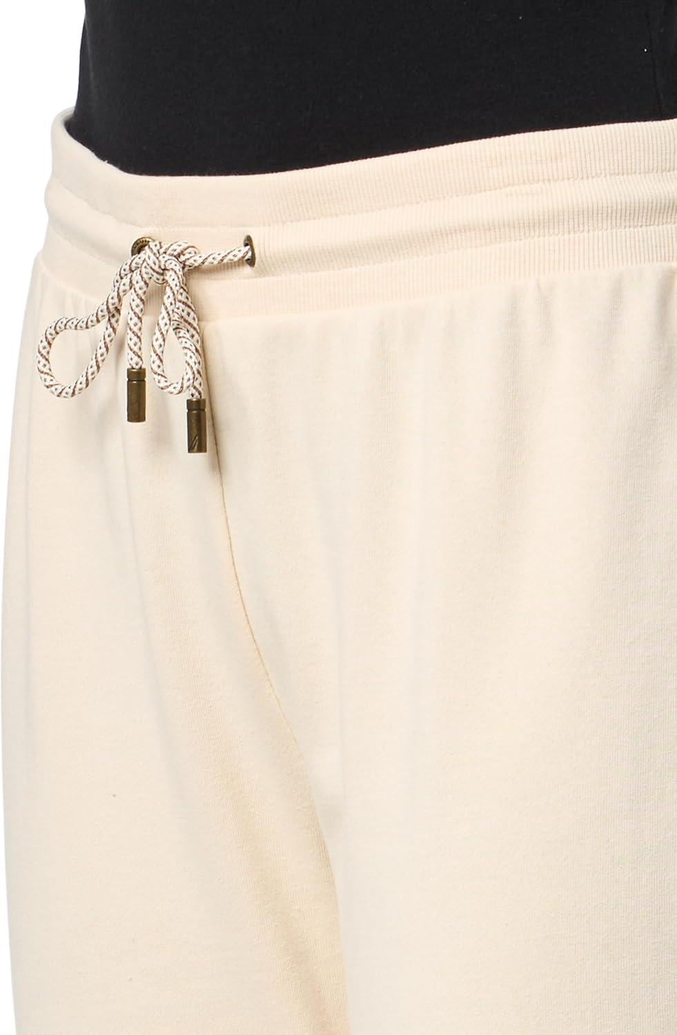 imageNautica Womens Sailor Solid Jogger PantsWhite Swan