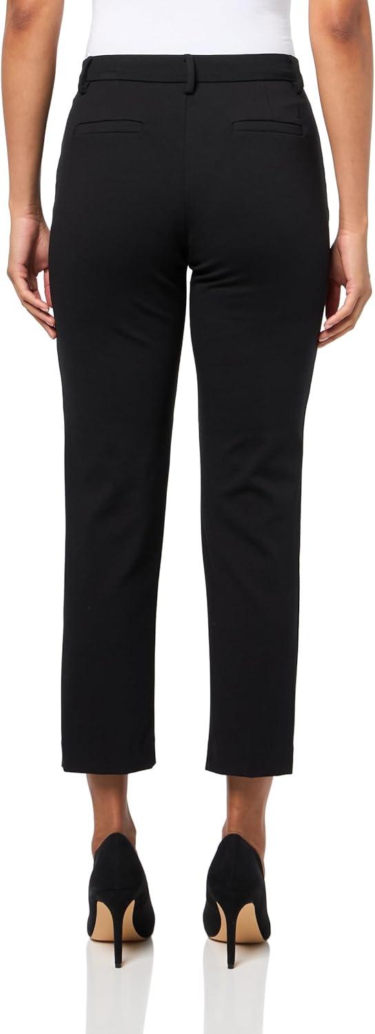 imageNautica Womens Solid Montauk Ponte TrouserBlack