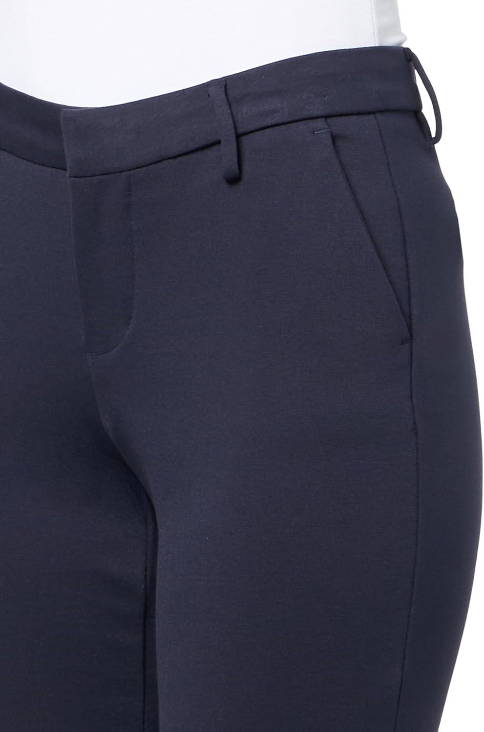 imageNautica Womens Solid Montauk Ponte TrouserNight Sky