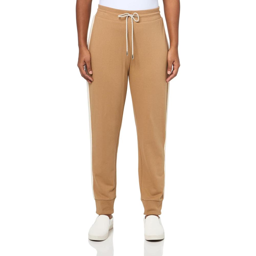 imageNautica Womens Sailor Solid Jogger PantsTigers Eye