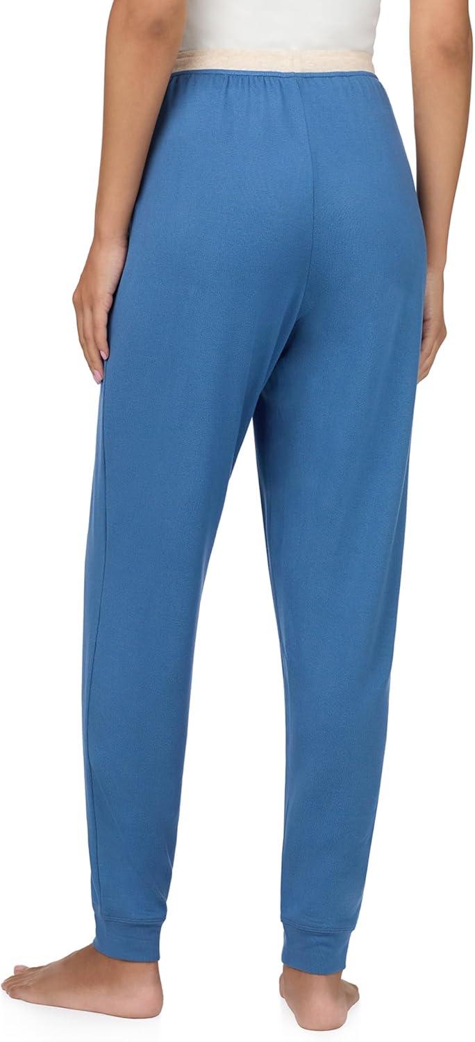 imageNautica Womens Jogger Pajama Pants with Pockets Soft Lightweight amp Cozy Sweater Knit PJ Bottoms Sleepwear amp LoungewearBlue