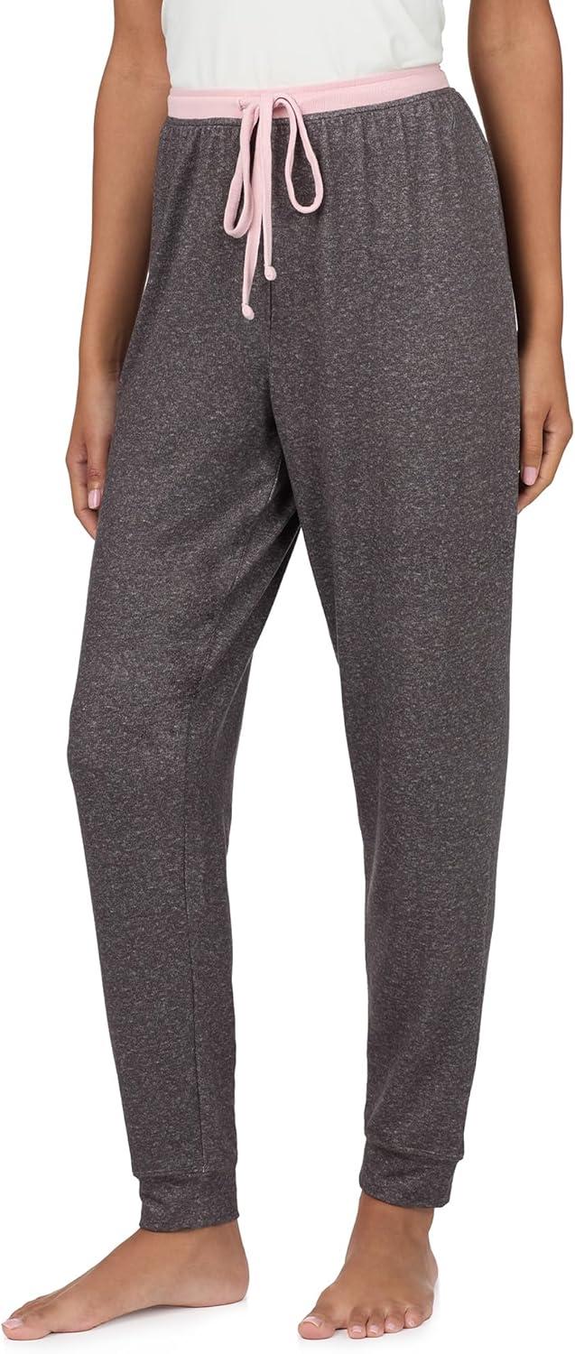 imageNautica Womens Jogger Pajama Pants with Pockets Soft Lightweight amp Cozy Sweater Knit PJ Bottoms Sleepwear amp LoungewearGrey Heather