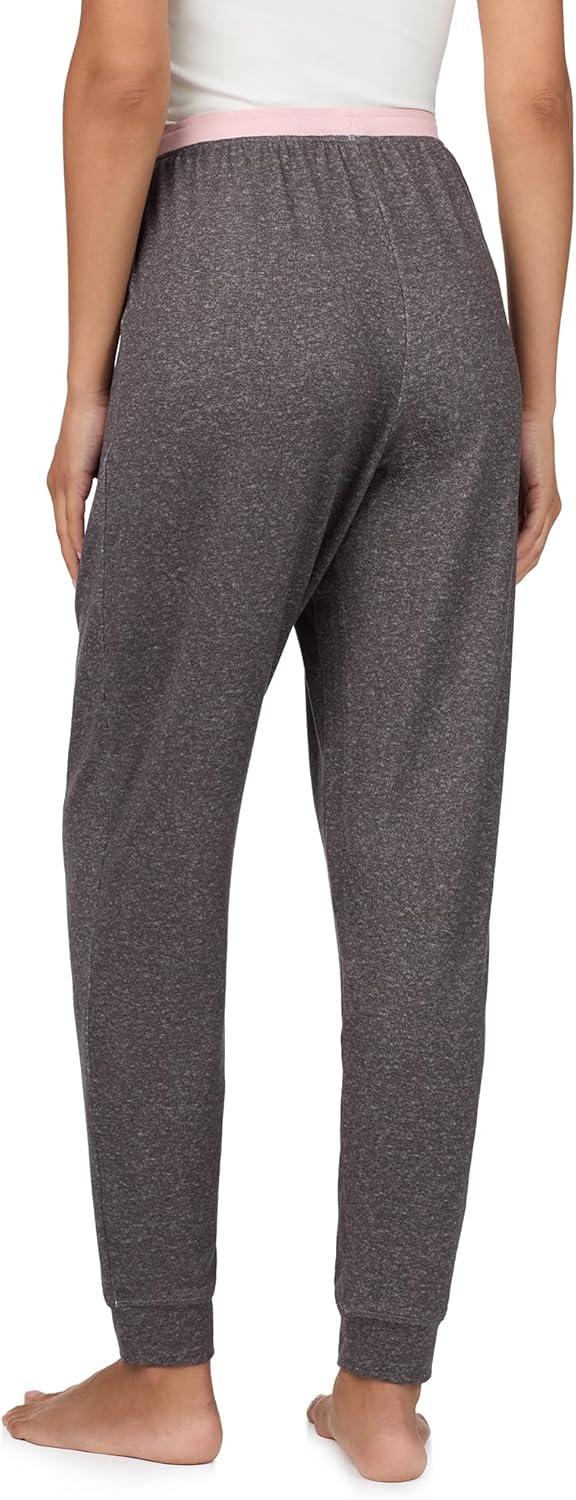 imageNautica Womens Jogger Pajama Pants with Pockets Soft Lightweight amp Cozy Sweater Knit PJ Bottoms Sleepwear amp LoungewearGrey Heather