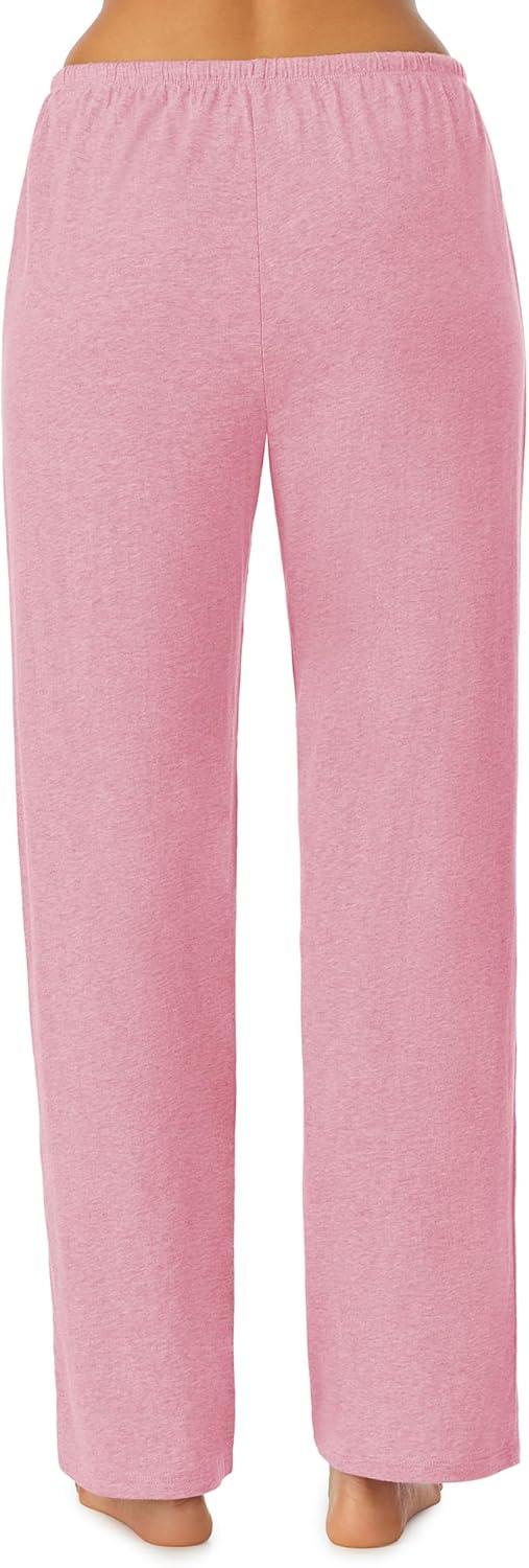 imageNautica Womens Pajama Pants Lightweight Wide Leg Lounge Pants Cotton Knit Jersey Sleepwear Loungewear PJs for WomenHeather Pink