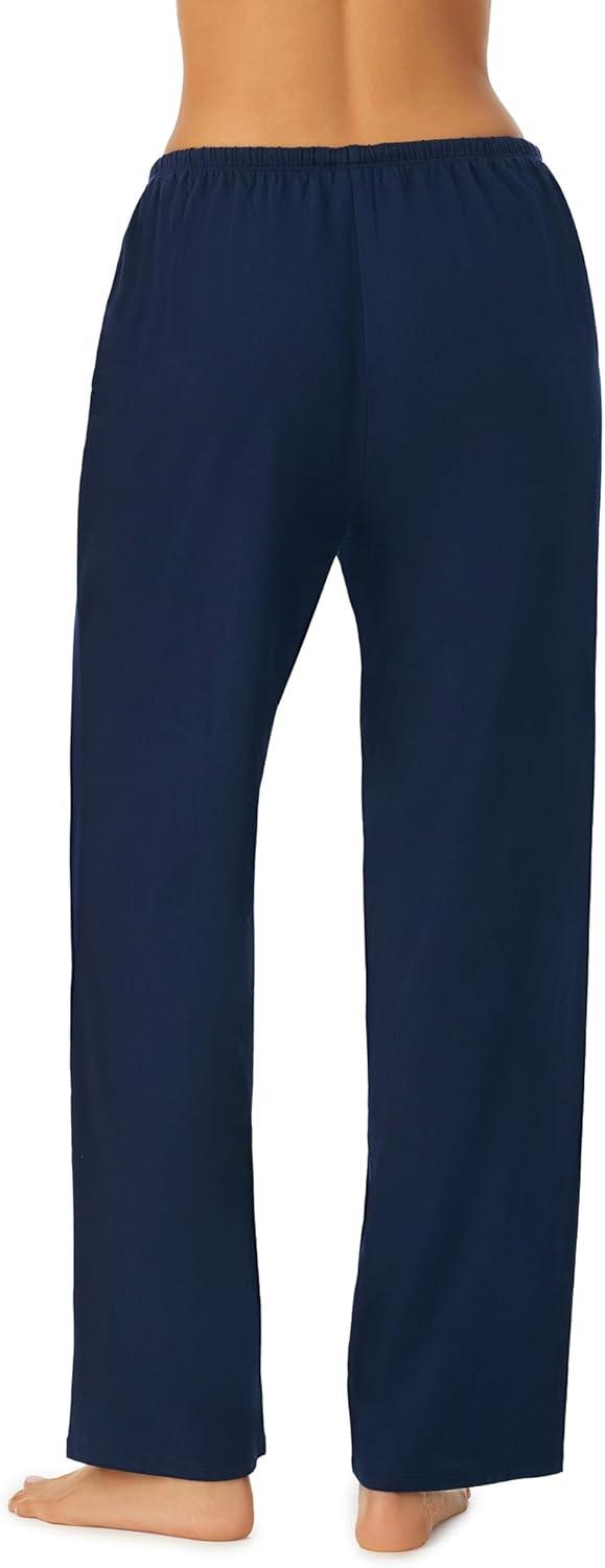 imageNautica Womens Pajama Pants Lightweight Wide Leg Lounge Pants Cotton Knit Jersey Sleepwear Loungewear PJs for WomenNavy