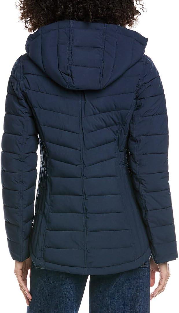 imageNautica Womens Short Chevron Packable Down JacketNavy Seas