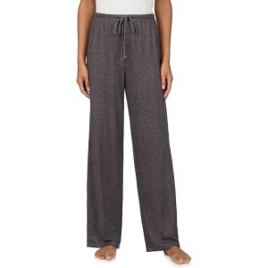 Nautica Womens Sleepwear & Loungewear – Sweater Knit Wide Leg Lounge Pajama Pants – Lightweight, Soft & Cozy PJs for Women(Grey Heather)