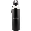 imageNautica Insulated 21oz Sleek Stainless Steel Water Bottle with Flip Lid Straw Leakproof BPAFree Wide Mouth Keeps Drinks Hot or Cold Sports Bottle Ideal for Gym Hiking and Travel BLACKBlack